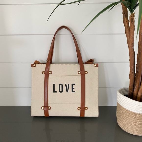 Anthropologie Handbags - Antik Kraft Canvas Tote Bag